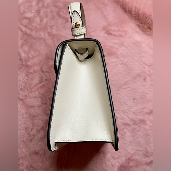 GUCCI Sylvie Top Handle Bag Embellished Leather Mini - Picture 7 of 13